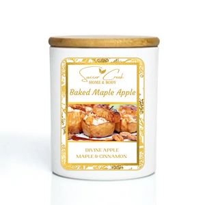 Holiday Coconut Wax Candles, Non-Toxic Organic Vegan