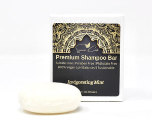 Invigorating Mint Shampoo Bars™: Natural Organic Non-Toxic Vegan Sulfate-Free
