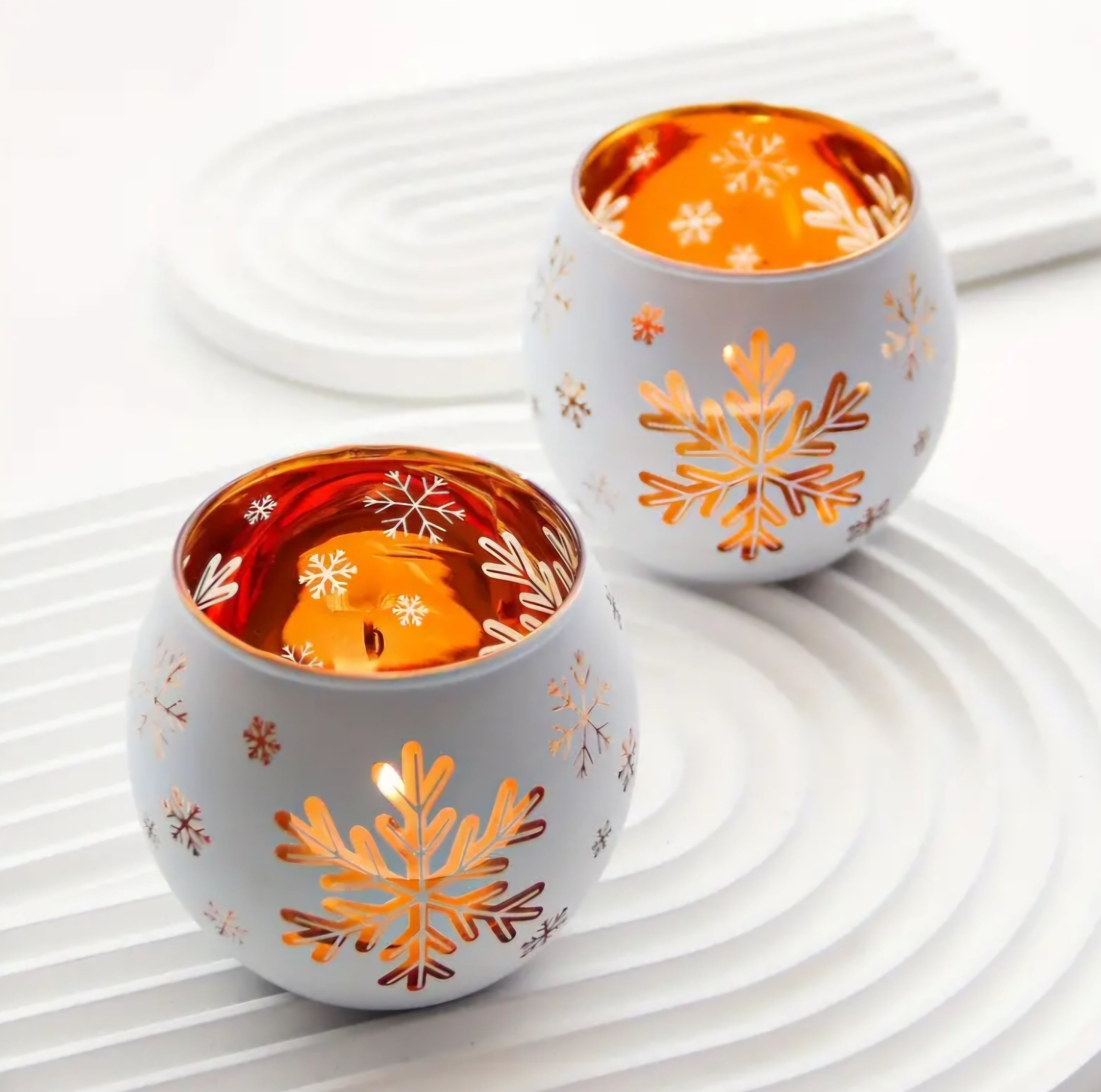 Let it Snowflake Tealight Vessel