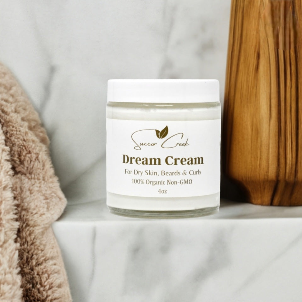 Dream Cream™ Triple Lipid Moisturizer, Natural, Organic, Fragrance Free 4oz