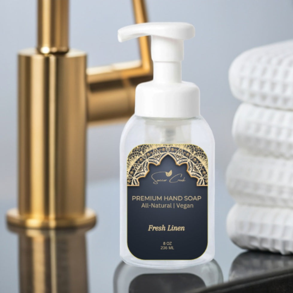 Premium Foam Hand Soap, All-Natural Organic and Vegan