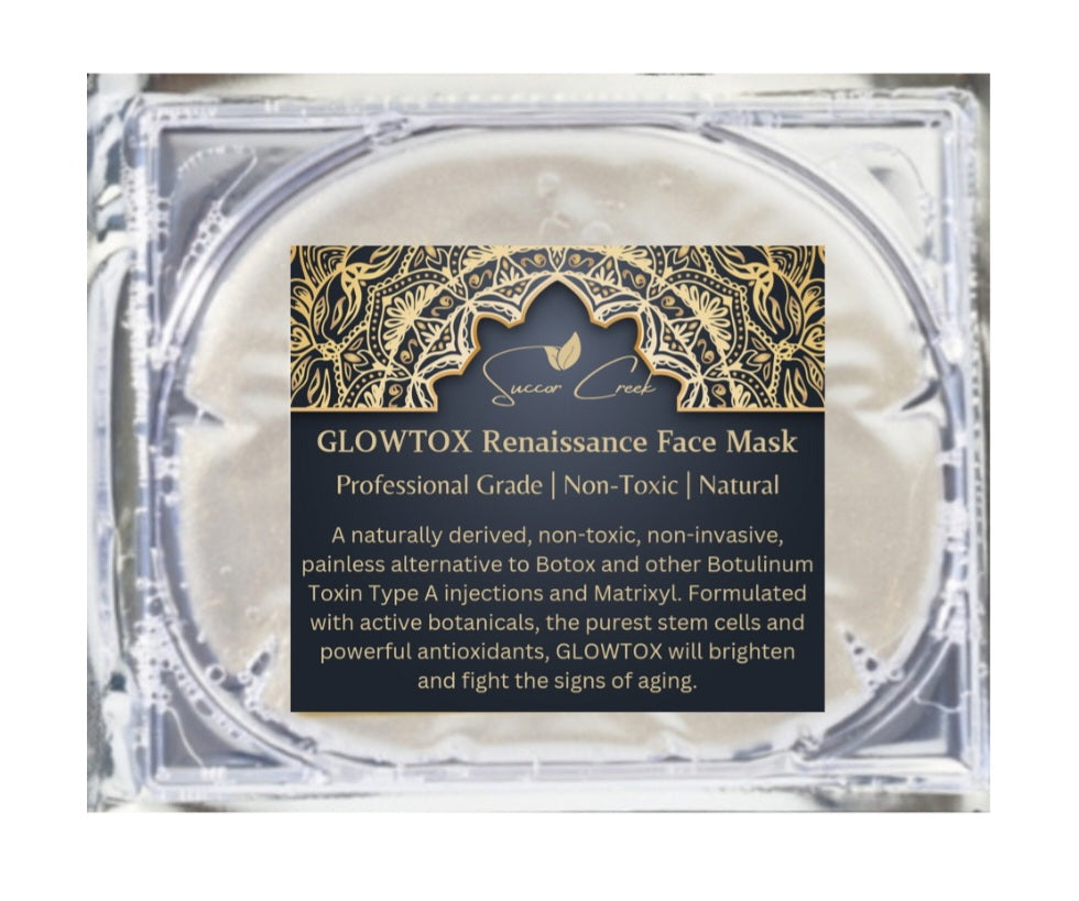 GLOWTOX Renaissance Face Mask™ Placenta Stem Cell, Non-Toxic Professional Grade