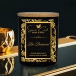 Load image into Gallery viewer, Black &amp; Gold Signature Coconut Wax Candle Collection, Proven Non-Toxic Organic Vegan 12oz
