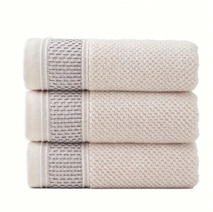 Martinique Cotton Knit Hand Towel, Light Powder