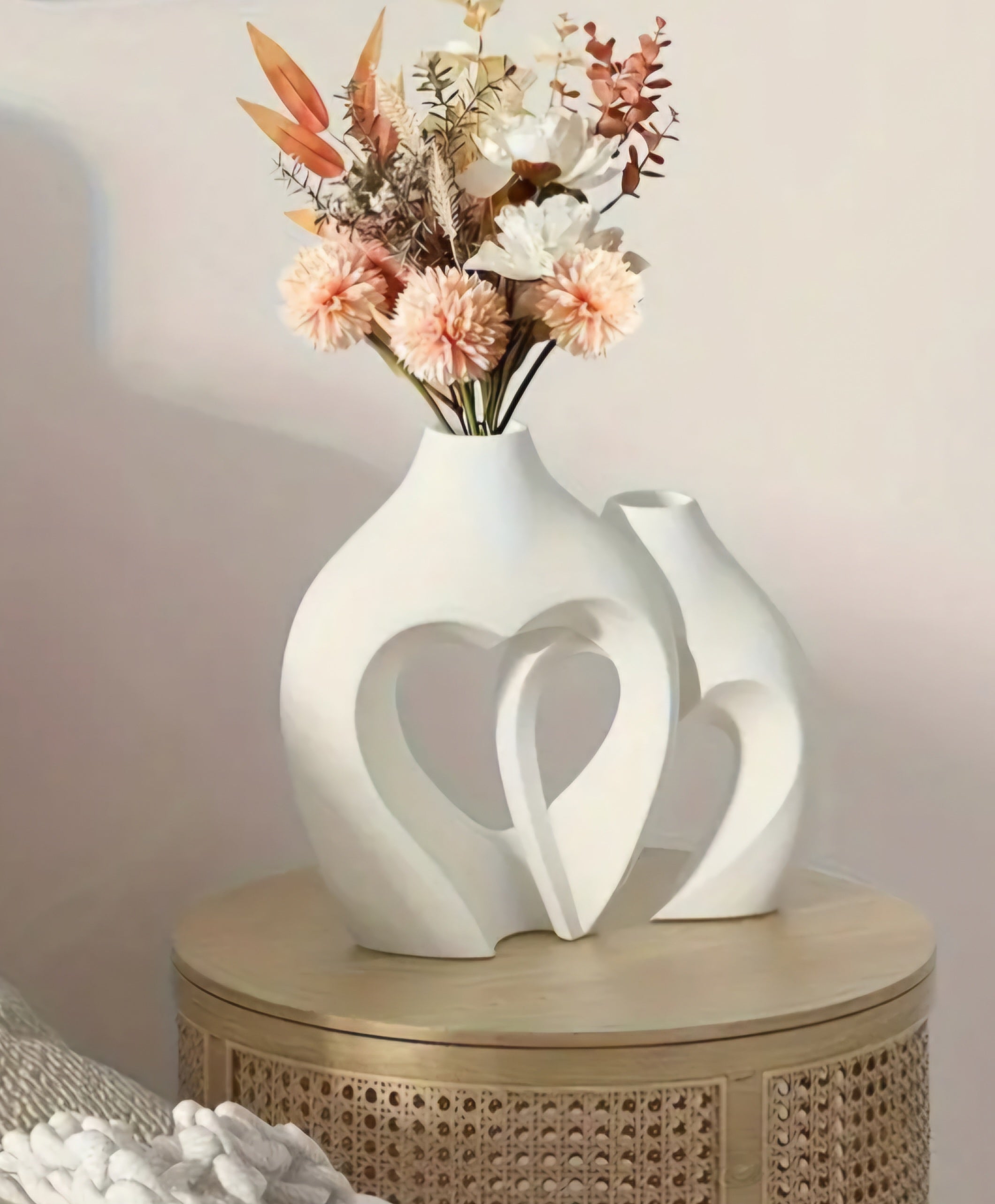 Reciprocated Love Contemporary Vase Set