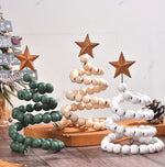 Load image into Gallery viewer, Wooden Beads Christmas Tree Accents
