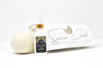 Load image into Gallery viewer, Fresh Linen Odor Eliminator &amp; Wool Dryer Ball Bundle, All-Natural
